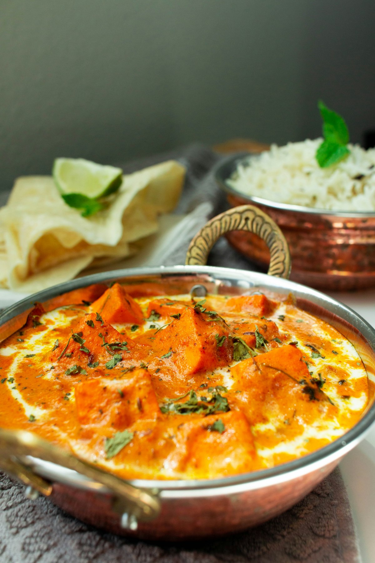 Traditional Indian thali